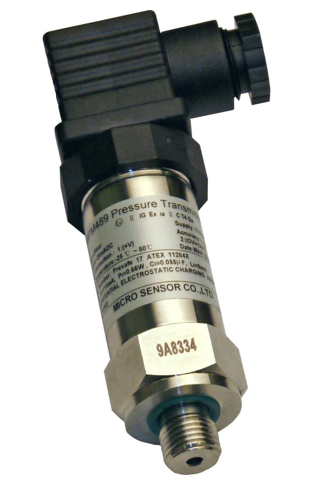 industrial-pressure-transmitter-4-20ma-output-2-wire-atex-approved
